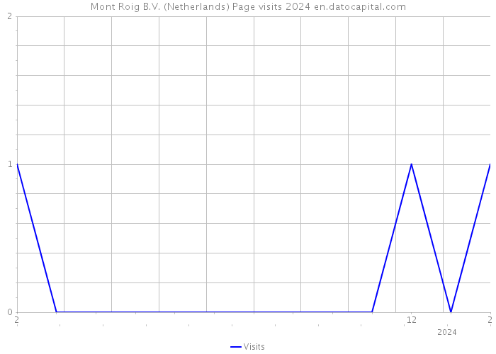Mont Roig B.V. (Netherlands) Page visits 2024 