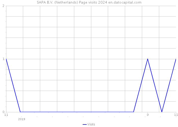 SAPA B.V. (Netherlands) Page visits 2024 