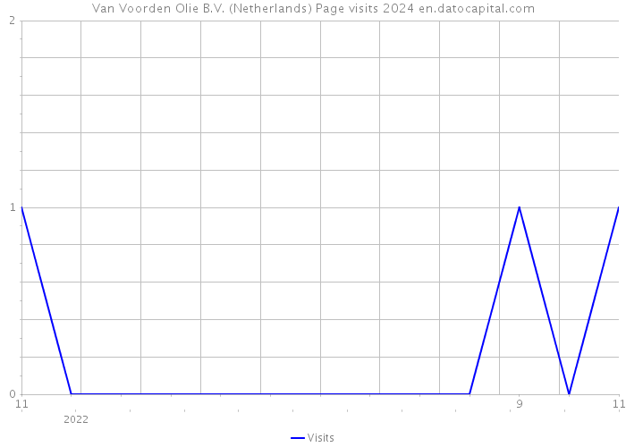 Van Voorden Olie B.V. (Netherlands) Page visits 2024 