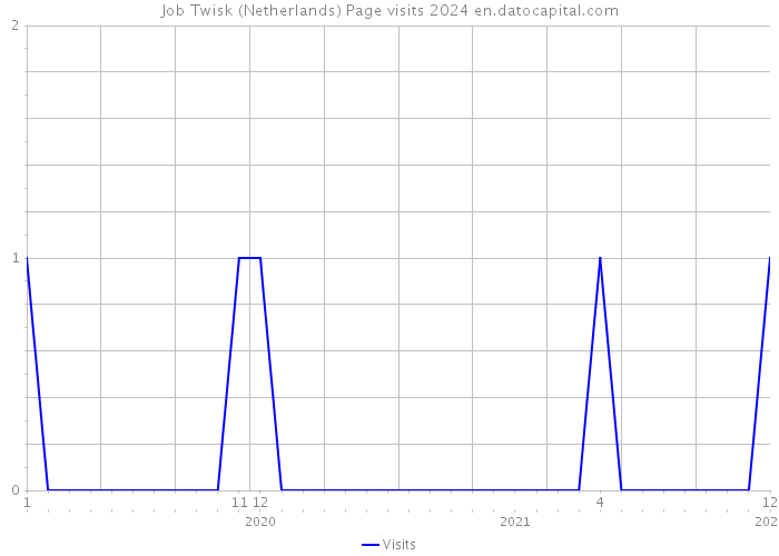 Job Twisk (Netherlands) Page visits 2024 