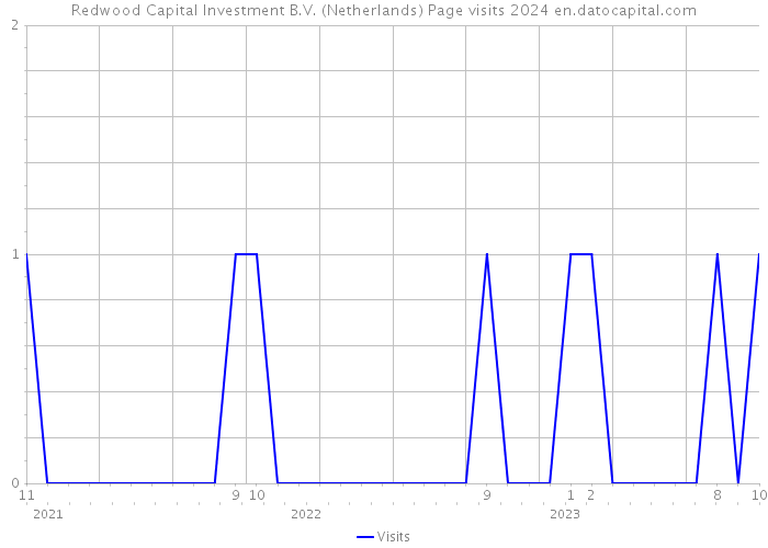 Redwood Capital Investment B.V. (Netherlands) Page visits 2024 