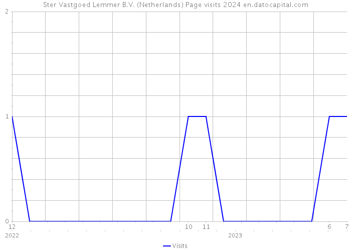 Ster Vastgoed Lemmer B.V. (Netherlands) Page visits 2024 