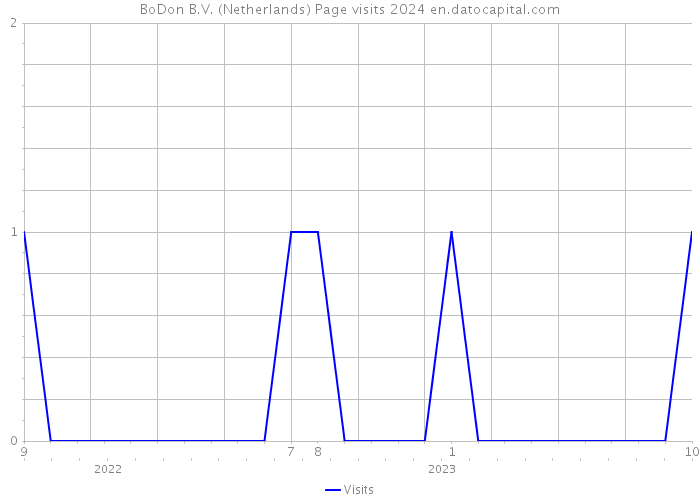 BoDon B.V. (Netherlands) Page visits 2024 