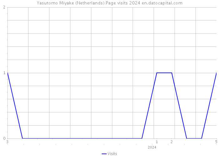 Yasutomo Miyake (Netherlands) Page visits 2024 