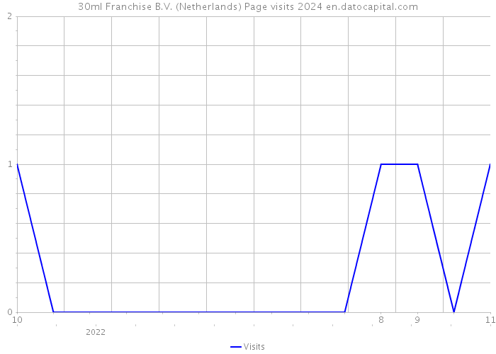 30ml Franchise B.V. (Netherlands) Page visits 2024 