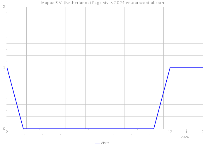 Mapac B.V. (Netherlands) Page visits 2024 