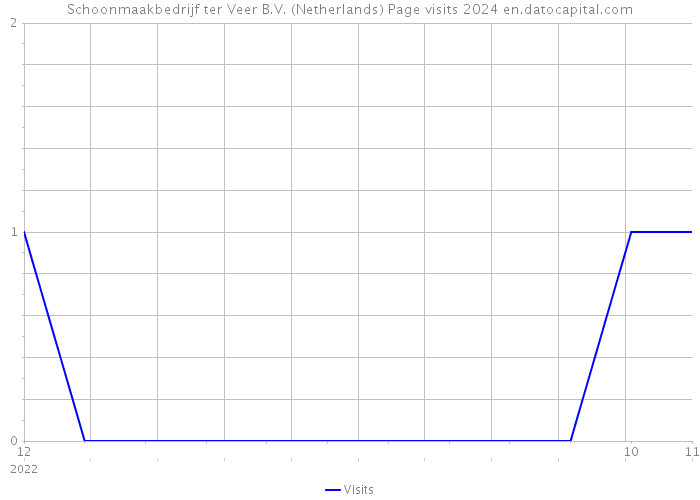 Schoonmaakbedrijf ter Veer B.V. (Netherlands) Page visits 2024 