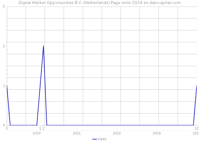 Digital Market Opportunities B.V. (Netherlands) Page visits 2024 