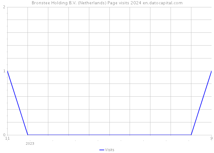 Bronstee Holding B.V. (Netherlands) Page visits 2024 