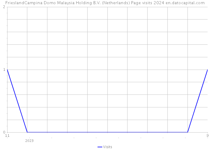 FrieslandCampina Domo Malaysia Holding B.V. (Netherlands) Page visits 2024 