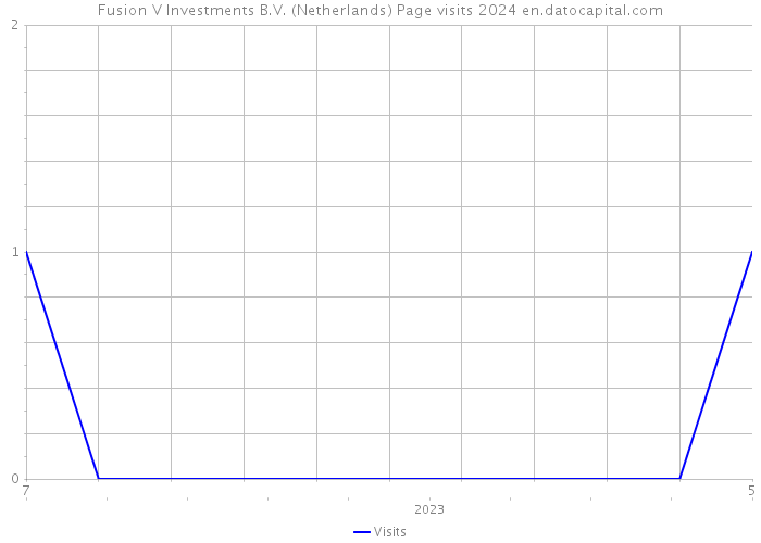 Fusion V Investments B.V. (Netherlands) Page visits 2024 