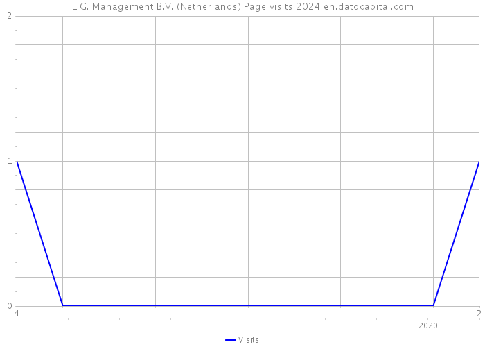 L.G. Management B.V. (Netherlands) Page visits 2024 