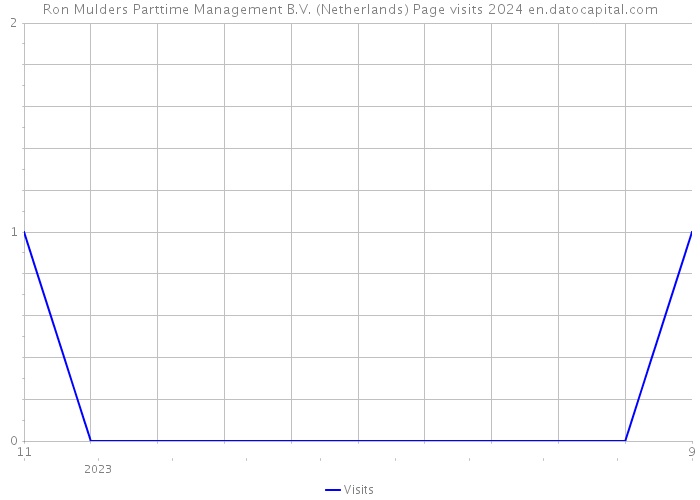 Ron Mulders Parttime Management B.V. (Netherlands) Page visits 2024 