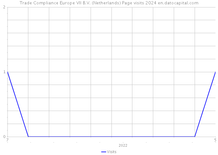 Trade Compliance Europe VII B.V. (Netherlands) Page visits 2024 
