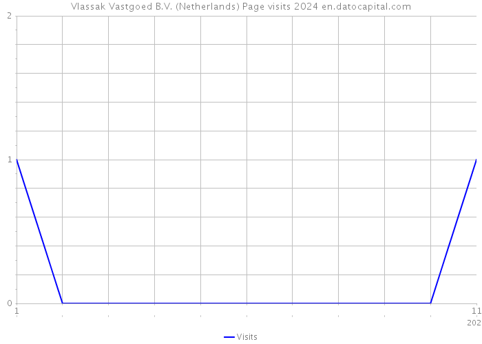 Vlassak Vastgoed B.V. (Netherlands) Page visits 2024 