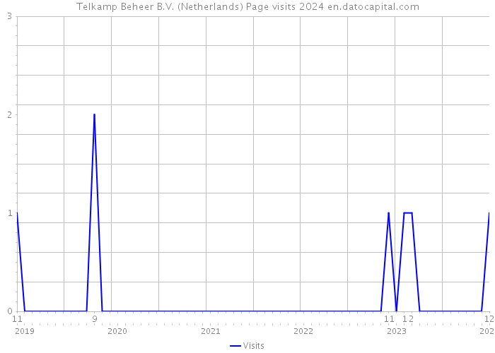 Telkamp Beheer B.V. (Netherlands) Page visits 2024 