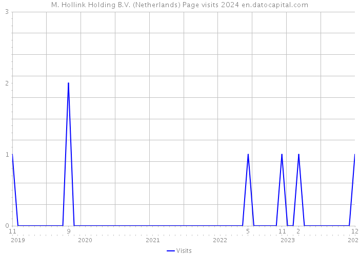 M. Hollink Holding B.V. (Netherlands) Page visits 2024 