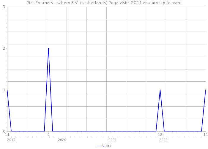 Piet Zoomers Lochem B.V. (Netherlands) Page visits 2024 