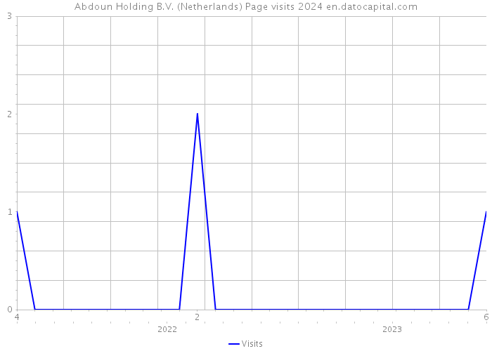 Abdoun Holding B.V. (Netherlands) Page visits 2024 