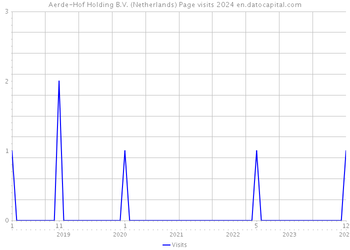 Aerde-Hof Holding B.V. (Netherlands) Page visits 2024 