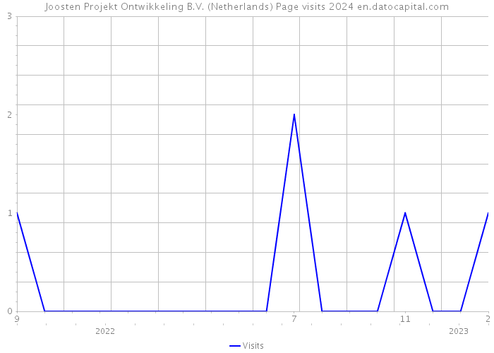 Joosten Projekt Ontwikkeling B.V. (Netherlands) Page visits 2024 