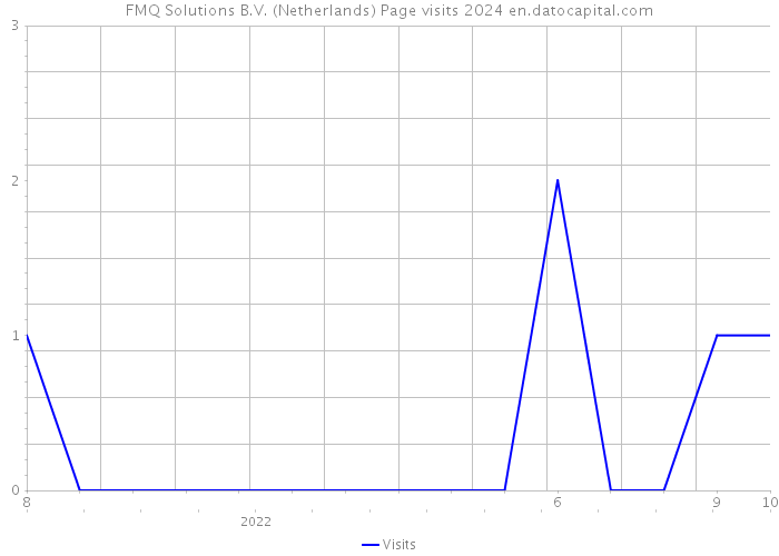 FMQ Solutions B.V. (Netherlands) Page visits 2024 