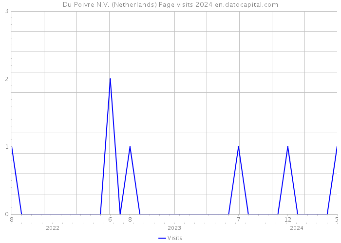 Du Poivre N.V. (Netherlands) Page visits 2024 