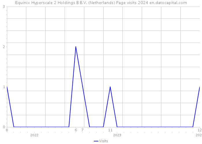 Equinix Hyperscale 2 Holdings B B.V. (Netherlands) Page visits 2024 