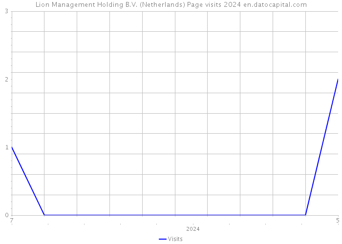 Lion Management Holding B.V. (Netherlands) Page visits 2024 