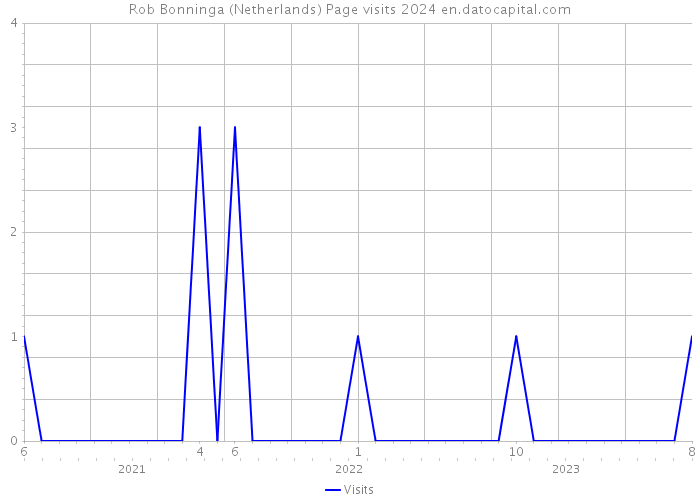 Rob Bonninga (Netherlands) Page visits 2024 