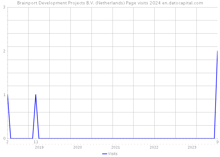 Brainport Development Projects B.V. (Netherlands) Page visits 2024 