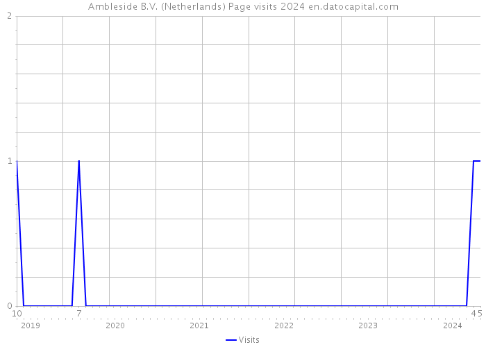 Ambleside B.V. (Netherlands) Page visits 2024 