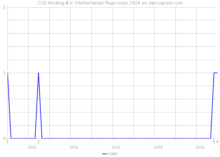 CGS Holding B.V. (Netherlands) Page visits 2024 
