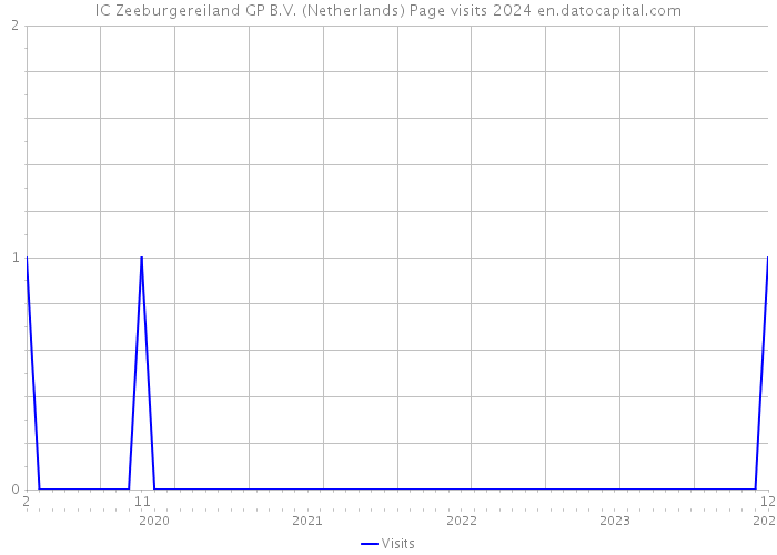IC Zeeburgereiland GP B.V. (Netherlands) Page visits 2024 