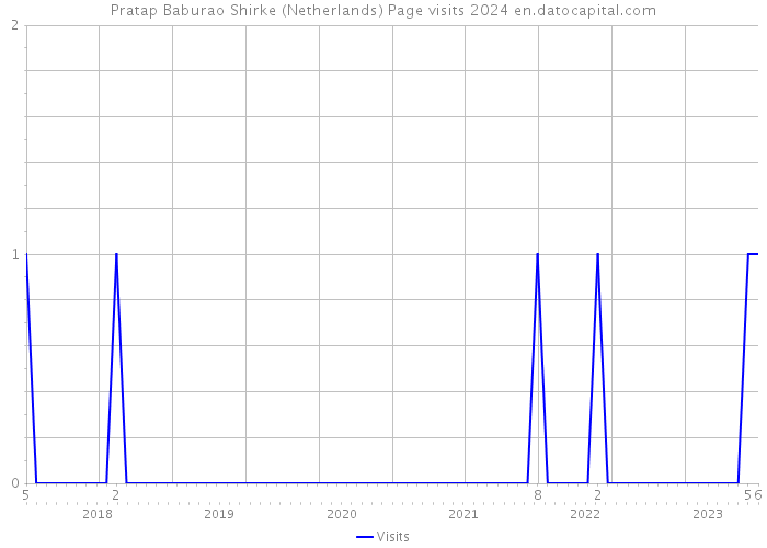 Pratap Baburao Shirke (Netherlands) Page visits 2024 