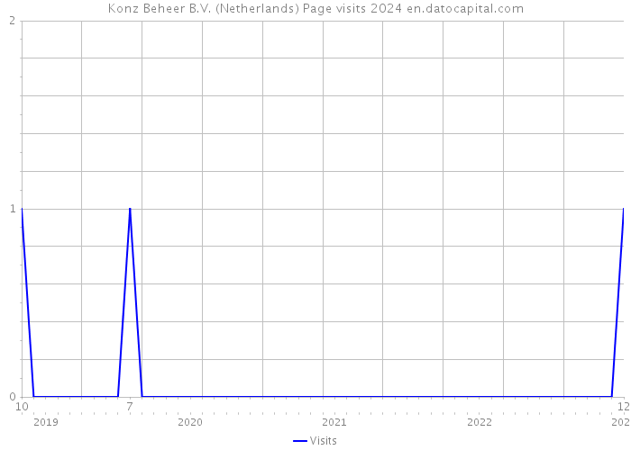 Konz Beheer B.V. (Netherlands) Page visits 2024 