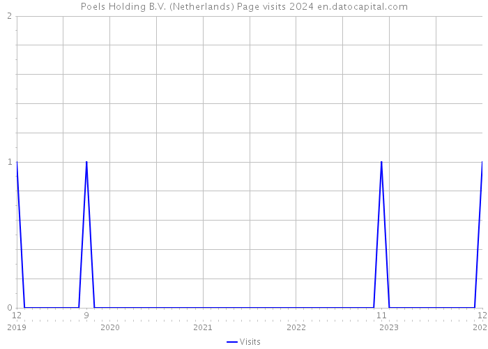 Poels Holding B.V. (Netherlands) Page visits 2024 