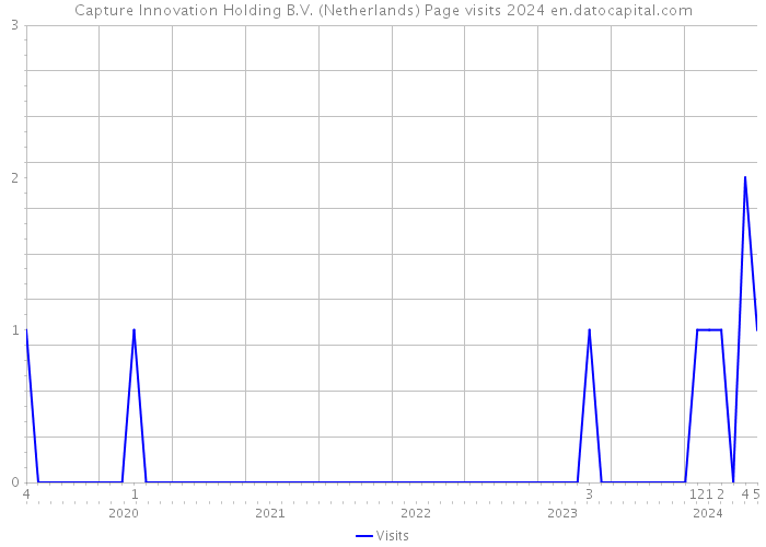 Capture Innovation Holding B.V. (Netherlands) Page visits 2024 