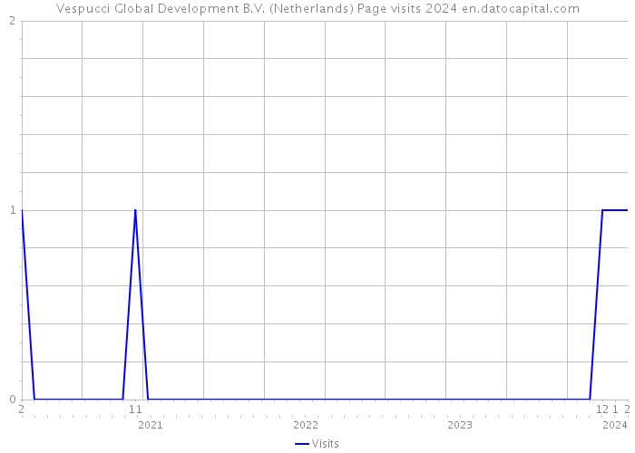 Vespucci Global Development B.V. (Netherlands) Page visits 2024 