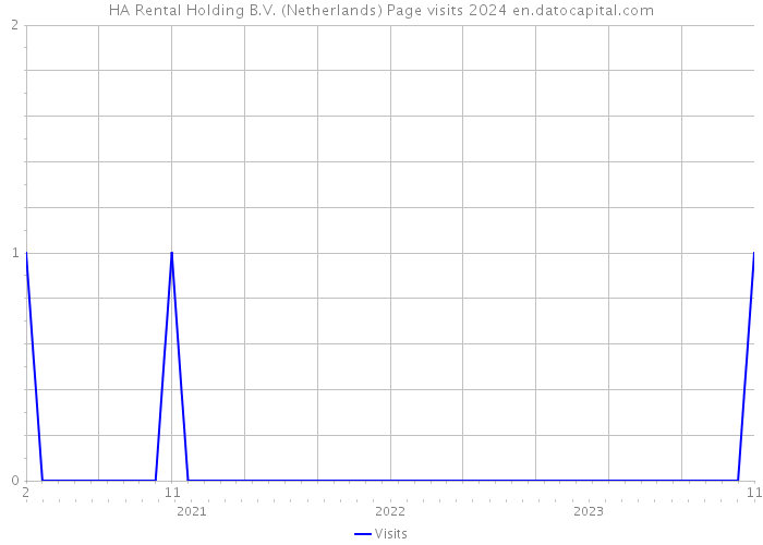 HA Rental Holding B.V. (Netherlands) Page visits 2024 