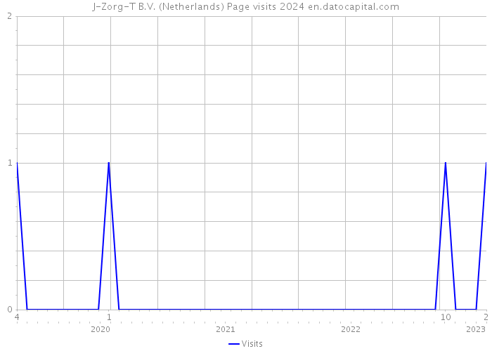 J-Zorg-T B.V. (Netherlands) Page visits 2024 