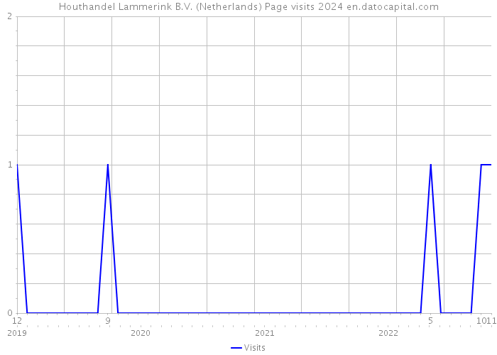 Houthandel Lammerink B.V. (Netherlands) Page visits 2024 