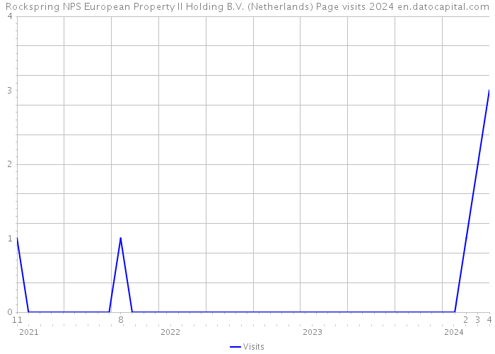Rockspring NPS European Property II Holding B.V. (Netherlands) Page visits 2024 