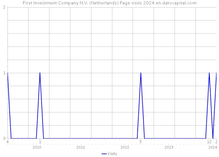 First Investment Company N.V. (Netherlands) Page visits 2024 