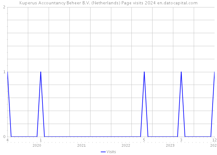 Kuperus Accountancy Beheer B.V. (Netherlands) Page visits 2024 