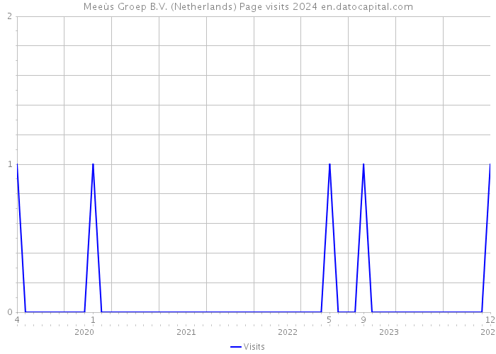 Meeùs Groep B.V. (Netherlands) Page visits 2024 