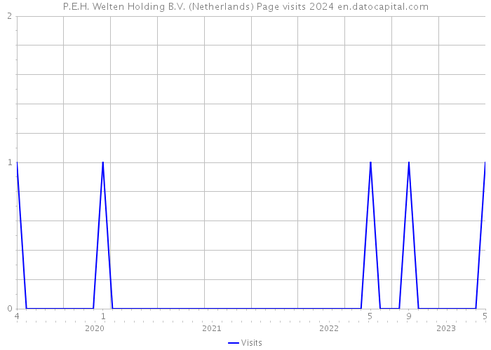 P.E.H. Welten Holding B.V. (Netherlands) Page visits 2024 