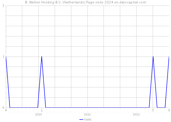 B. Welten Holding B.V. (Netherlands) Page visits 2024 