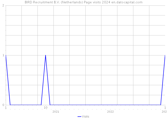 BIRD Recruitment B.V. (Netherlands) Page visits 2024 