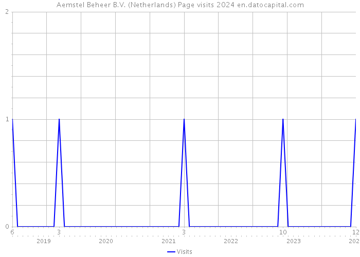 Aemstel Beheer B.V. (Netherlands) Page visits 2024 
